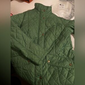 Barbour Cavalry Polarquilt Jacket in GREEN!!!!